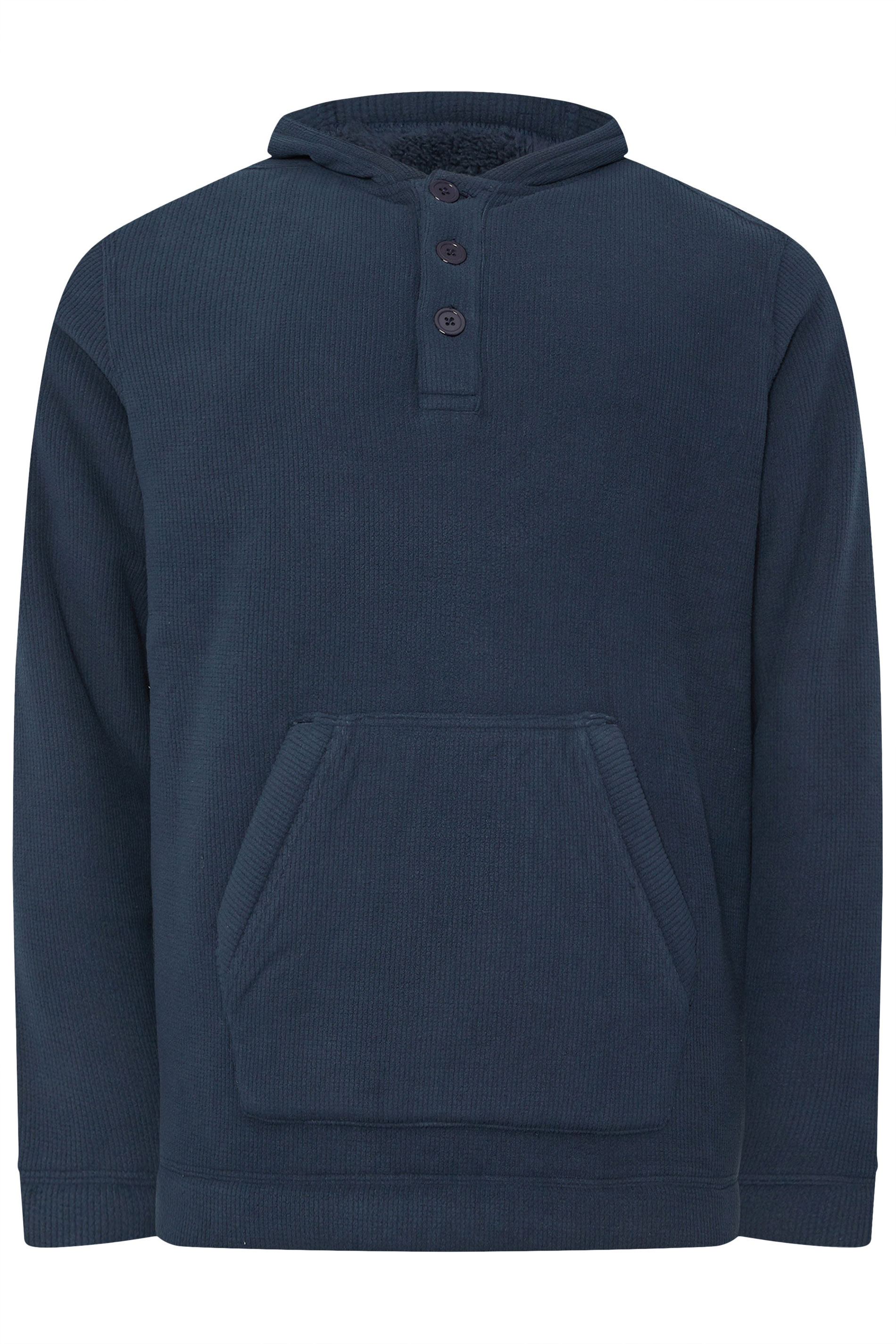 BadRhino Big & Tall Navy Blue Borg Lined Fleece | BadRhino 5