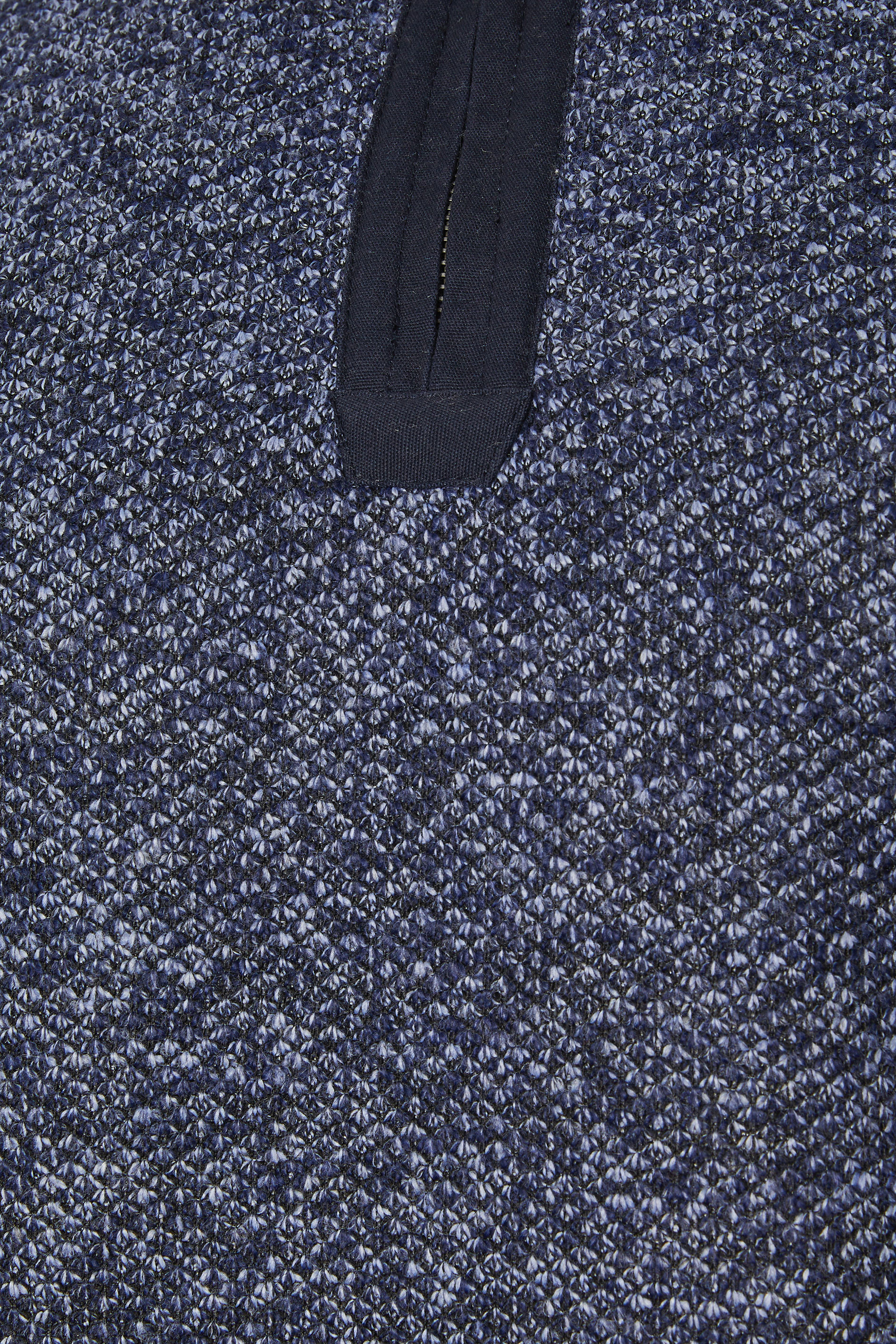 BadRhino Big & Tall Navy Blue Sherpa Lined Quarter Zip Jumper | BadRhino 7