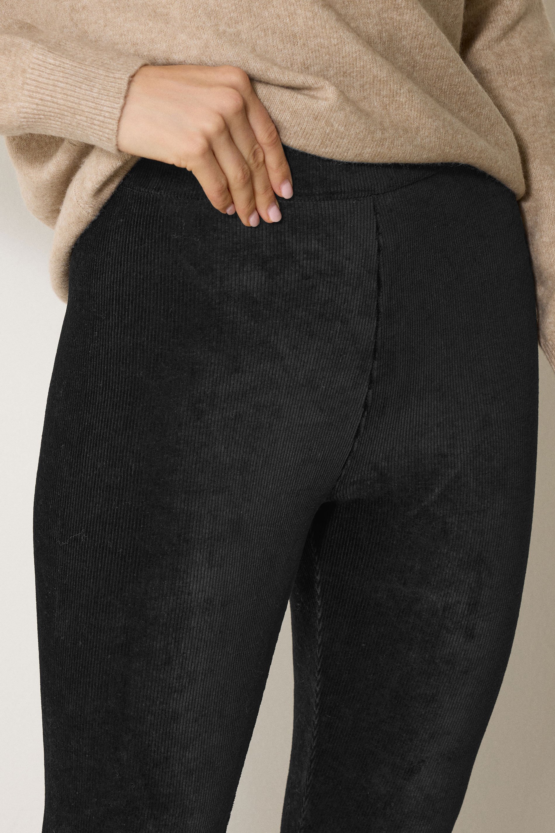 LTS Tall Black Cord Skinny Leggings | Long Tall Sally 4