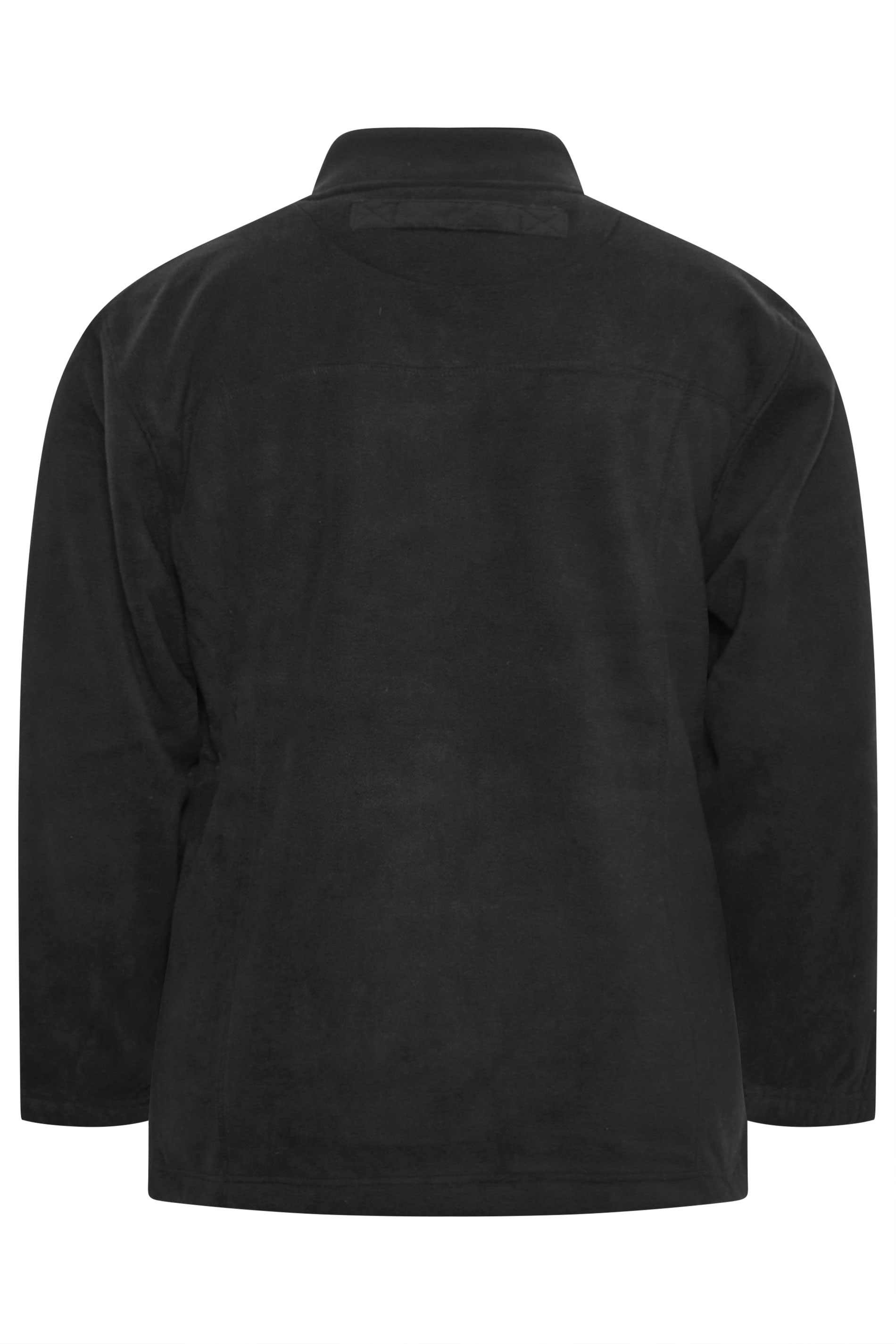 KAM Big & Tall Black Fleece Jacket | BadRhino 4