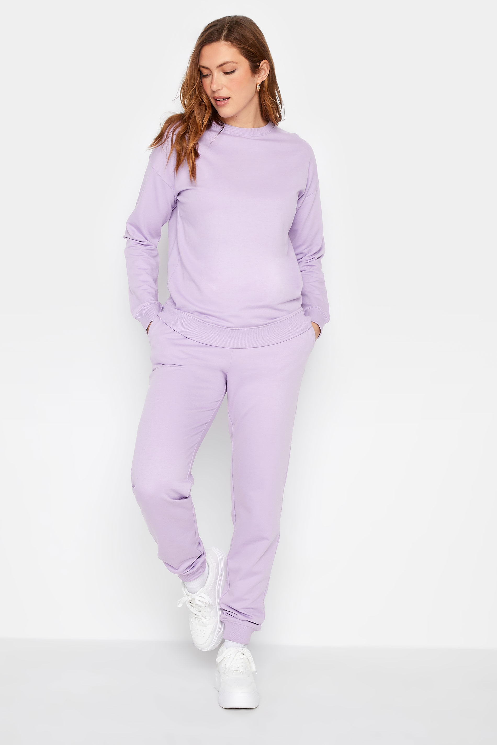 LTS Tall Lilac Purple Long Sleeve Sweatshirt | Long Tall Sally  2