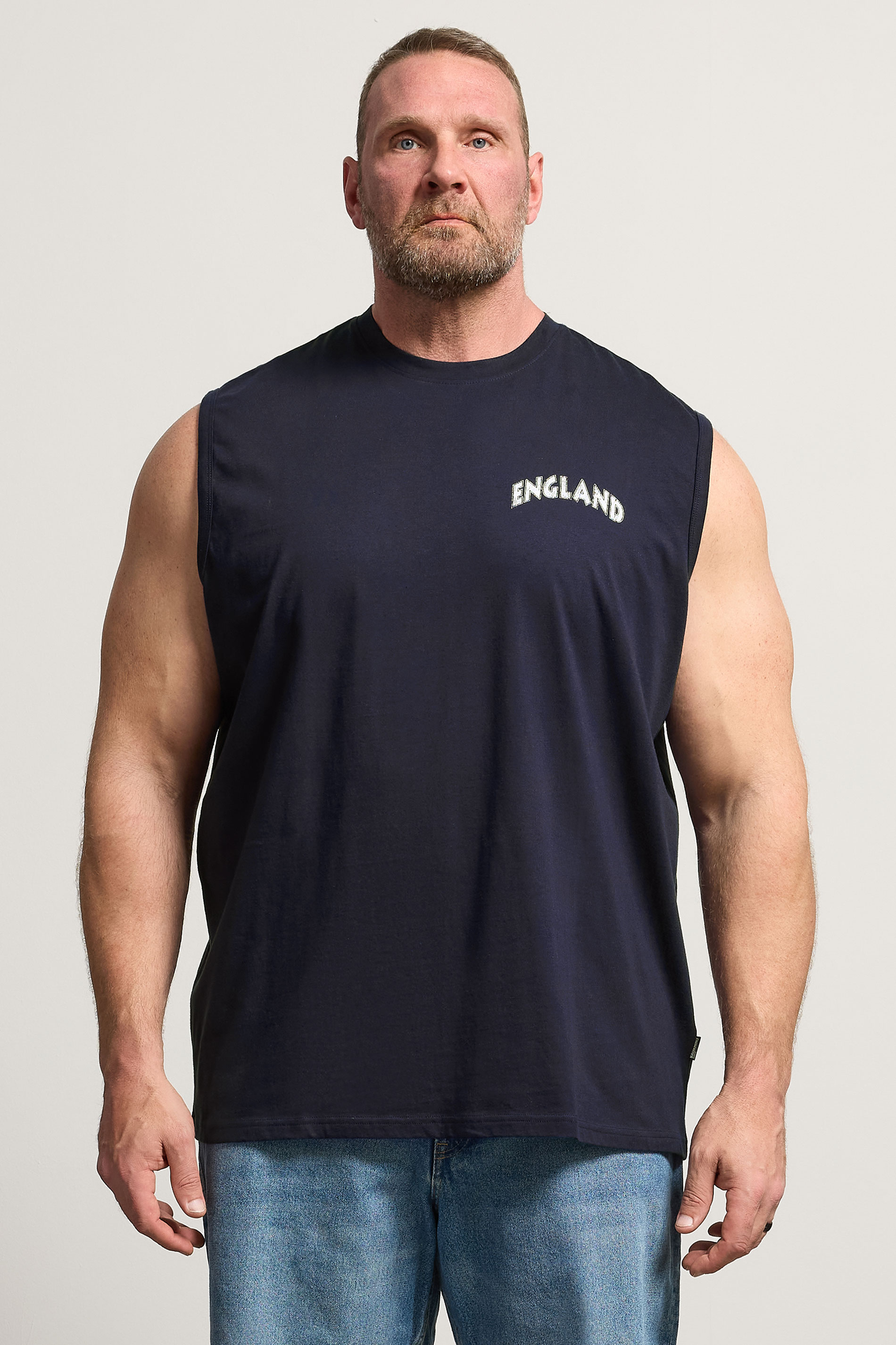 BadRhino Big & Tall Navy Blue England '66 Vest | BadRhino 3
