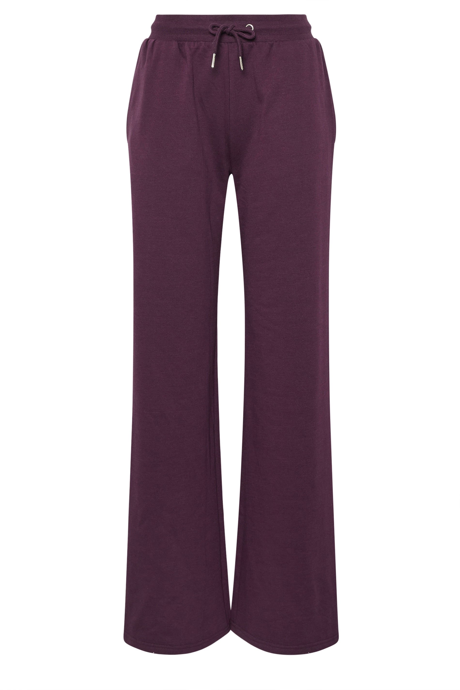 LTS Tall Purple Wide Leg Joggers | Long Tall Sally 6