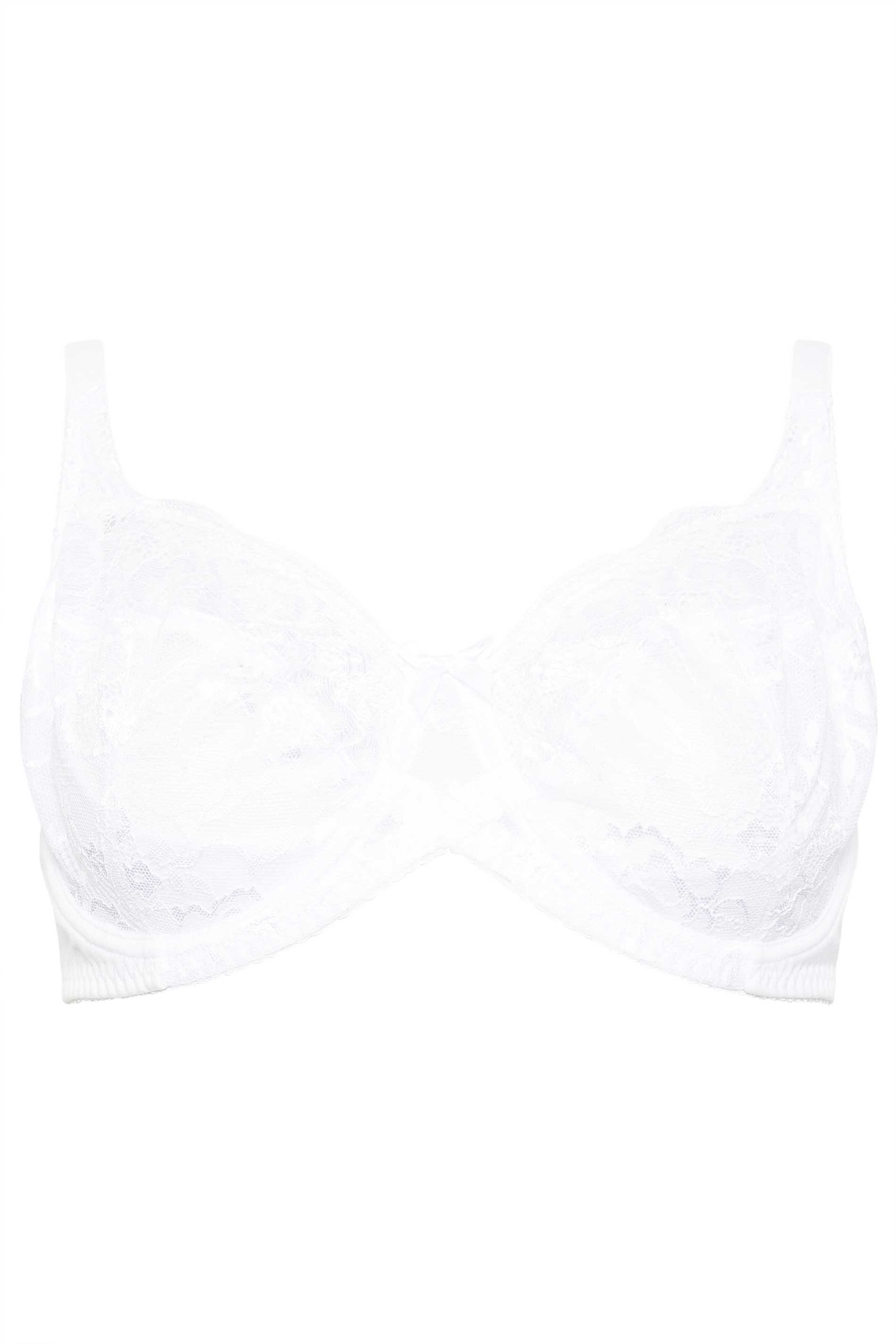 M&Co White Lace Non-Padded Floral Bra | M&Co  6