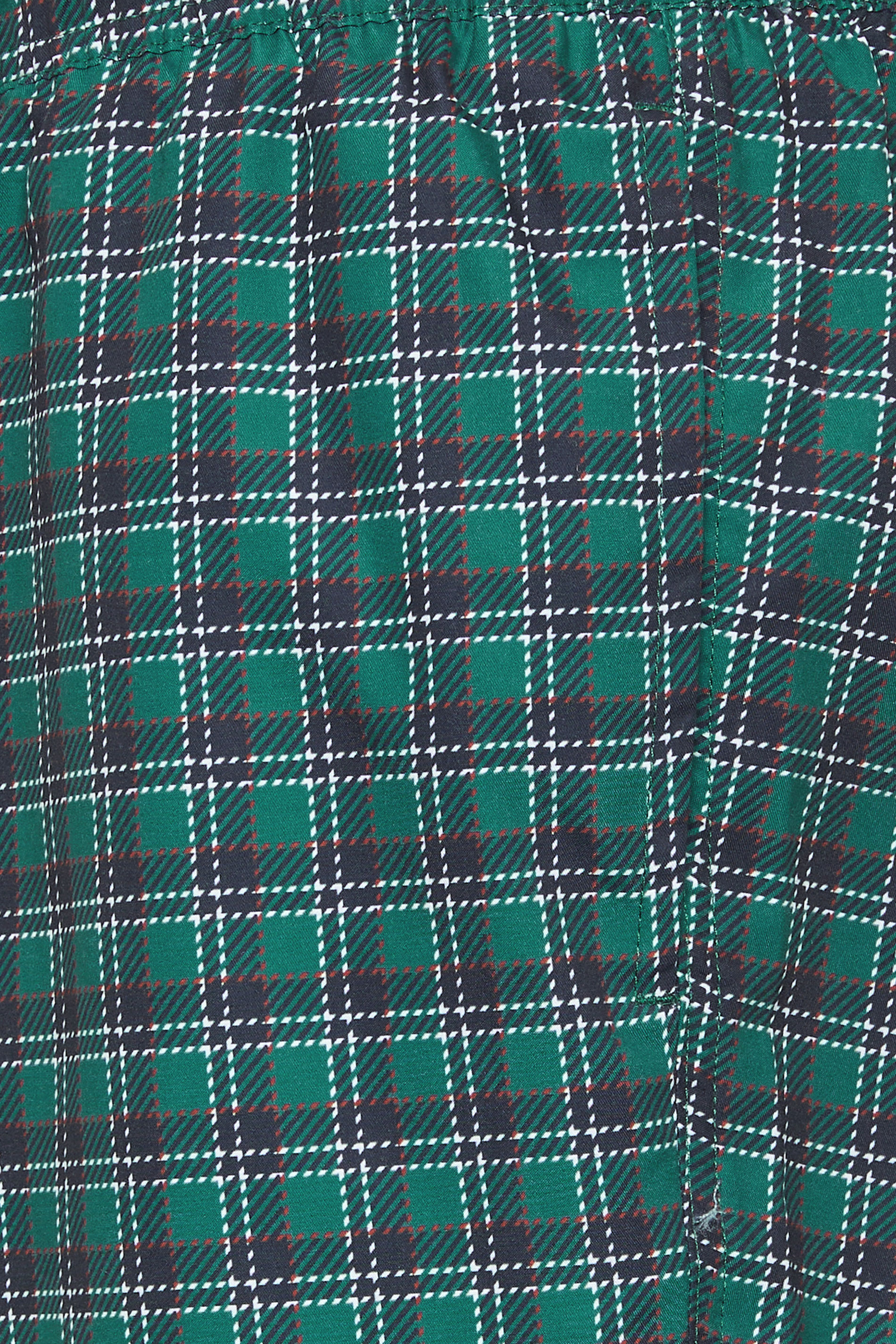 BadRhino Big & Tall Green & Navy Blue  Tartan Swim Shorts | BadRhino 6