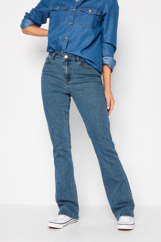 Tall  LTS Tall Blue Mid Wash RAE Stretch Bootcut Jeans
