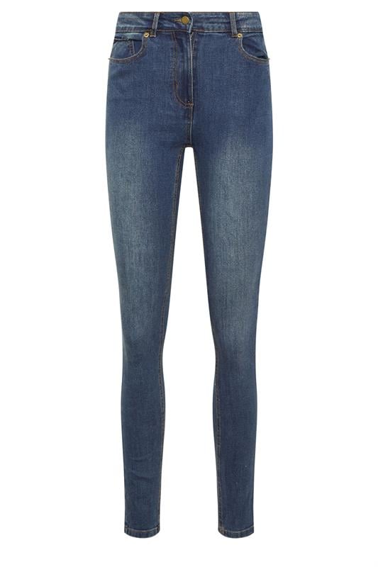 LTS Tall Women's 2 PACK Mid Blue & Black Skinny Jeans | Long Tall Sally 7