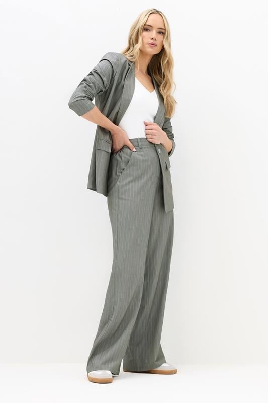 LTS PREMIUM Tall Grey Stripe Formal Blazer | Long Tall Sally 6