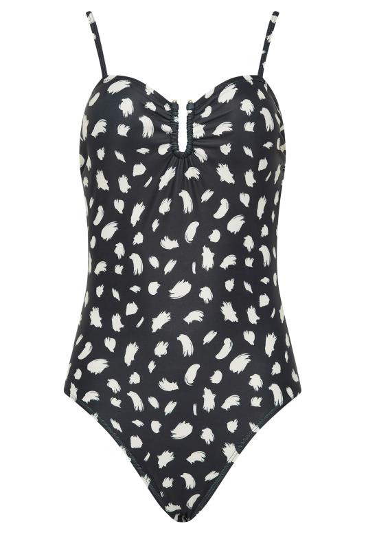 LTS Tall Women's Black Dalmatian Print Swimsuit | Long Tall Sally 6