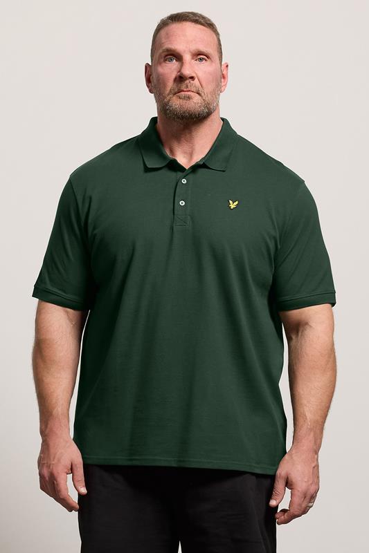  LYLE & SCOTT Big & Tall Dark Green Core Polo Shirt