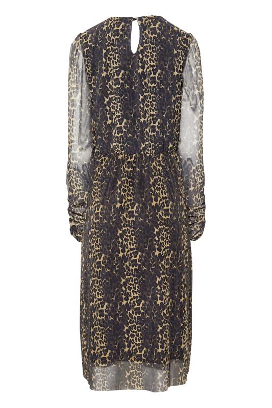 LTS Tall Leopard Print Mesh Midi Dress | Long Tall Sally  7