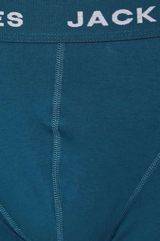 JACK & JONES Big & Tall 5 PACK Green/Blue/Black/Navy/Purple Boxers | BadRhino 11