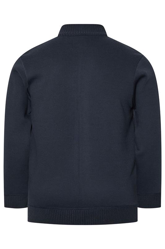 BadRhino Big & Tall Navy Blue Diamond Quilted Jacket 6