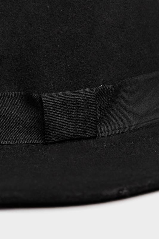 Black Fedora Hat | Yours Clothing 4