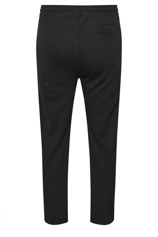 BadRhino Big & Tall Black Worldwide Print Joggers | BadRhino 6