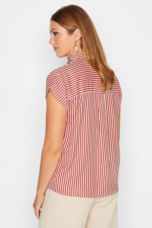LTS Tall Women's Red Stripe Print Shirt | Long Tall Sally 3