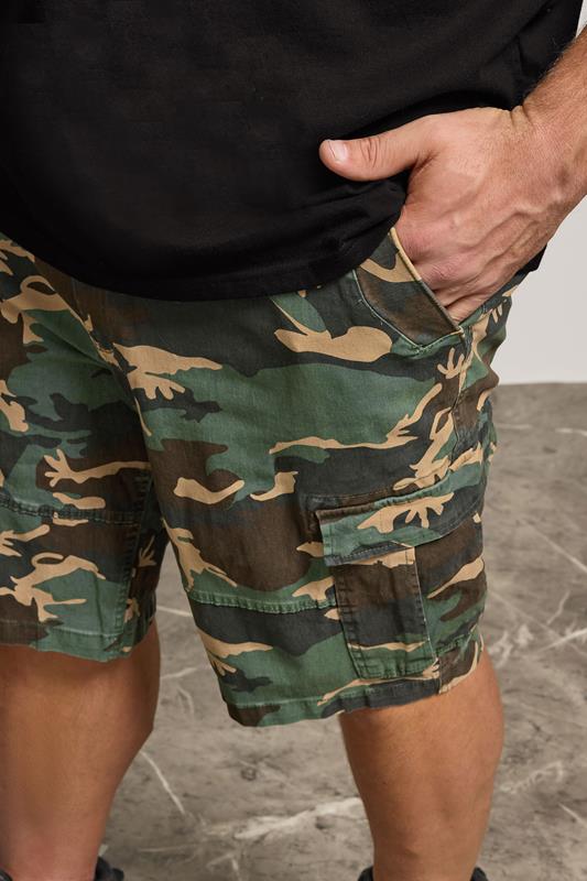 BadRhino Big & Tall Brown Camo Cargo Shorts | BadRhino 4