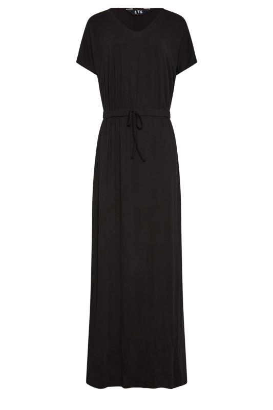 LTS Tall Black Waist Tie Maxi Dress | Long Tall Sally 6