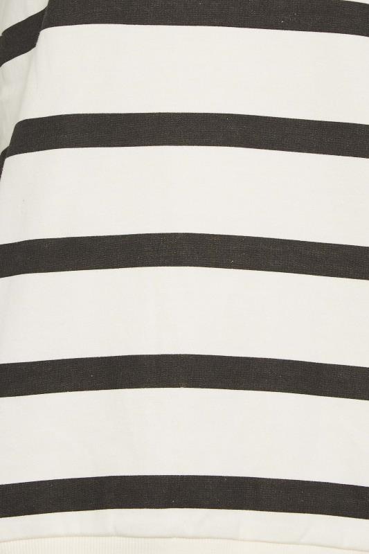 LTS Tall Ivory White Stripe Sweatshirt | Long Tall Sally 5