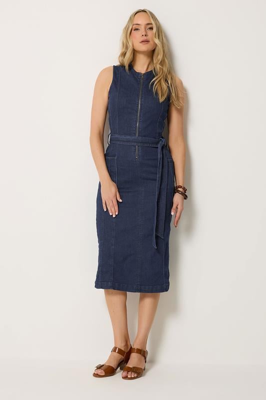 white christmas dresses Laura Denim Maxi Dress