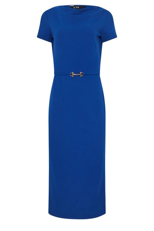 LTS Tall Blue Midi Buckle Dress | Long Tall Sally 5