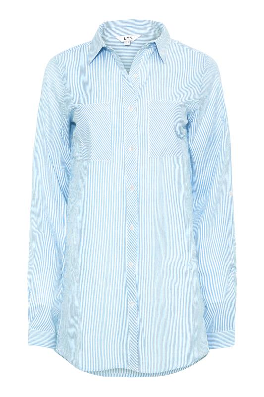 LTS Tall Women's Light Blue Stripe Shirt | Long Tall Sally 6
