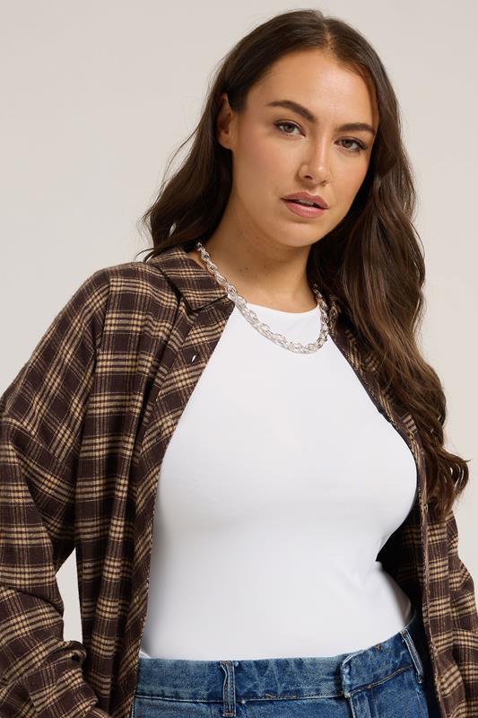 Silver Tone Multi Link Chain Necklace