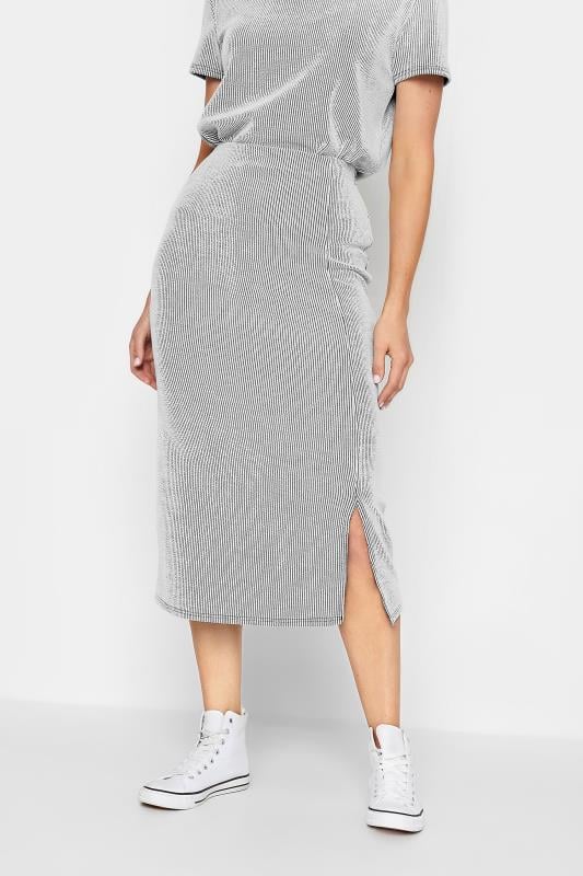 Tall  LTS Tall Grey Ribbed Midi Skirt (cancelled)