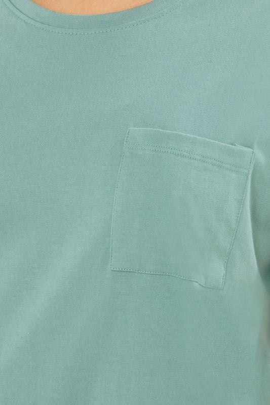 LTS Tall Women's Mint Green Cherry & Bow Print Pyjama Set | Long Tall Sally 4