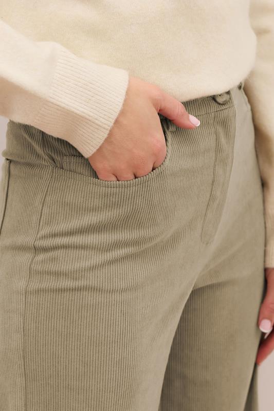 LTS PREMIUM Tall Stone Brown Cord Wide Leg Jeans | Long Tall