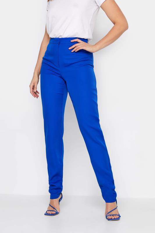 Buy online Royalblue Silk Trousers from bottom wear for Women by Numbrave  for ₹619 at 67% off | 2024 Limeroad.com