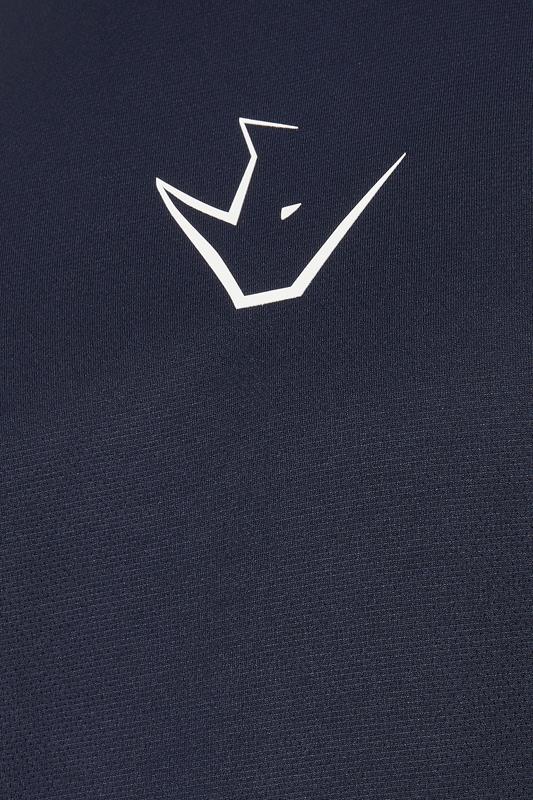 IronRhino Big & Tall Navy Blue Performance Long Sleeve T-Shirt | BadRhino 7