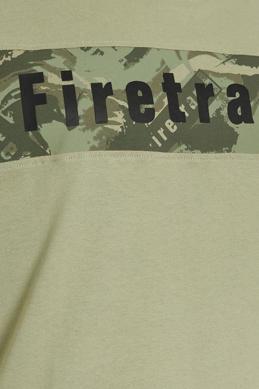 FIRETRAP Big & Tall Green Logo Print T-Shirt | BadRhino 3