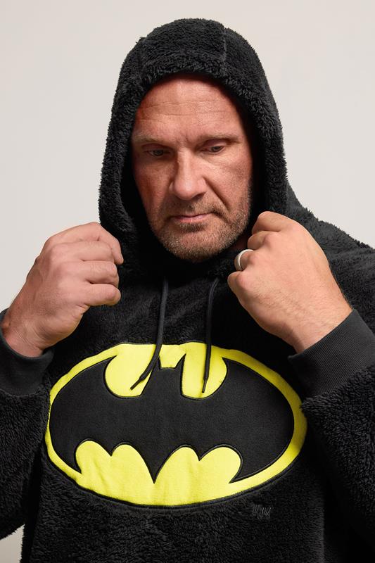BadRhino Big & Tall Black Batman Fleece Lounge Set | BadRhino 3
