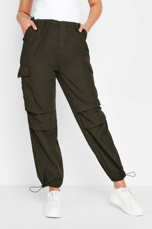 Tall  LTS Tall Chocolate Brown Parachute Trousers