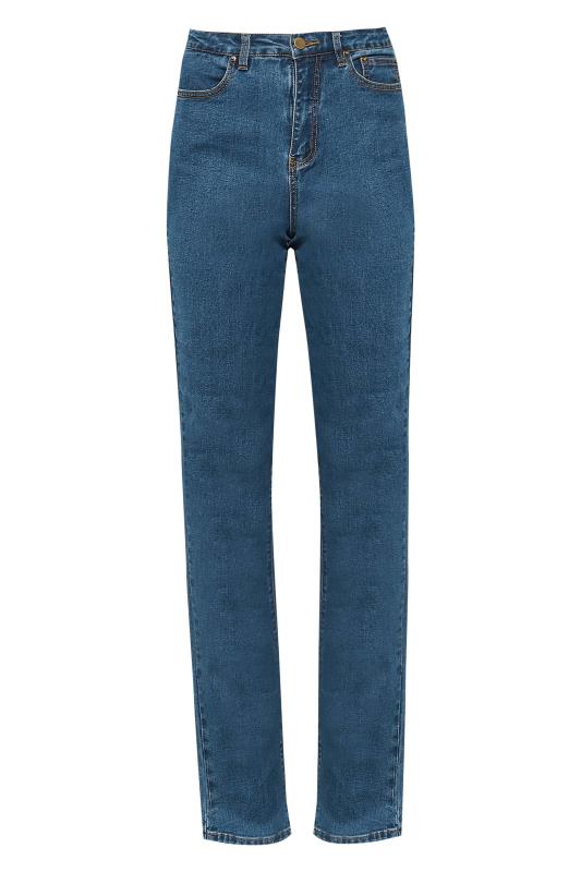 LTS Tall Women's Indigo Blue Washed UNA Mom Jeans | Long Tall Sally 4