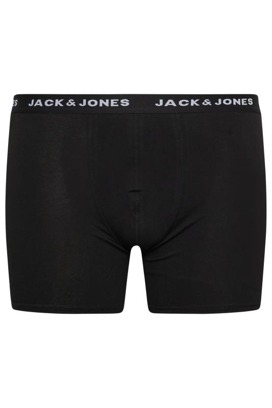 JACK & JONES Big & Tall 5 PACK Black Branded Boxers | BadRhino 8