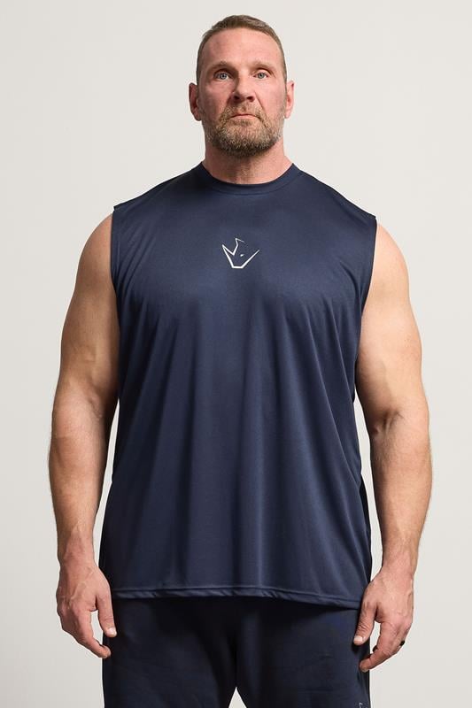 IronRhino Big & Tall Navy Blue Performance Vest | BadRhino 1