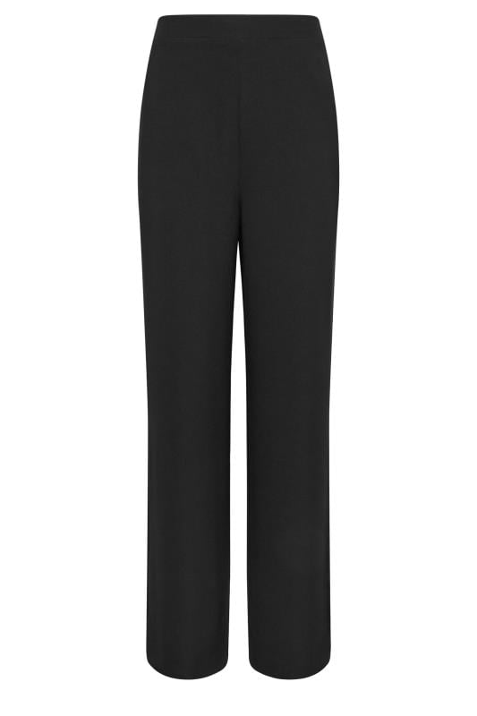 LTS Tall Black Satin Side Stripe Trousers | Long Tall Sally 5