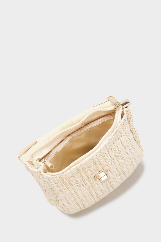 Natural Straw Cross Body Day Bag | Yours Clothing 6