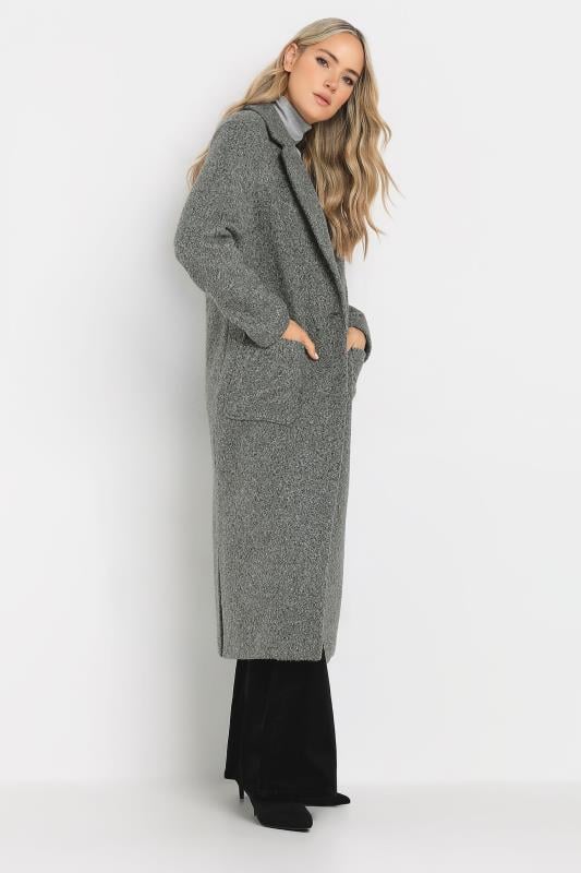 Long grey sweater coat best sale