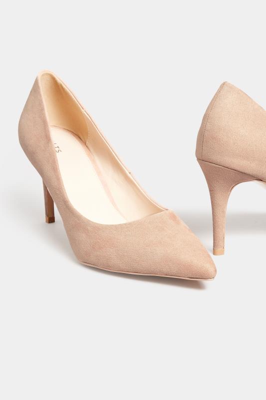 LTS Tall Nude Point Court Heels In Standard Fit | Long Tall Sally 5