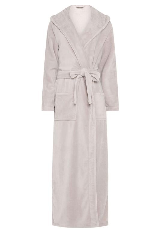 LTS Tall Light Pink Super Soft Fleece Maxi Dressing Gown | Long Tall Sally 5