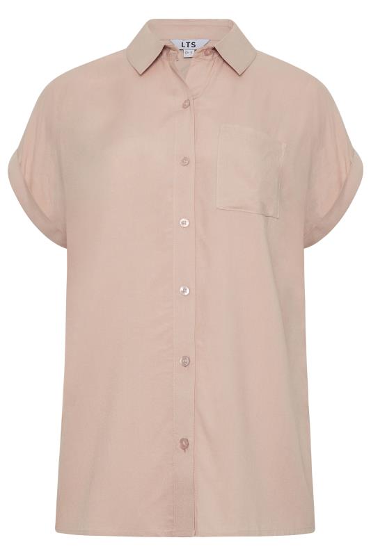 LTS Tall Womens Blush Pink Short Sleeve Shirt | Long Tall Sally 5