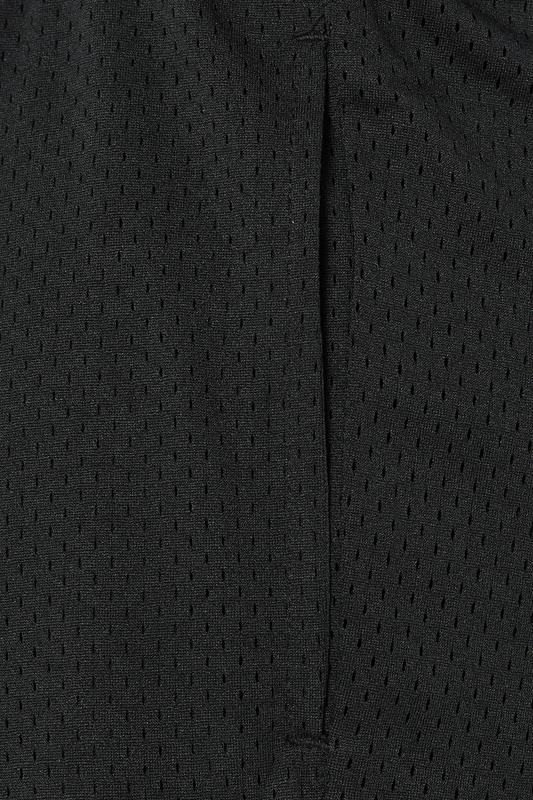 BadRhino Big & Tall Black Lightweight Plain Mesh Shorts | BadRhino 7