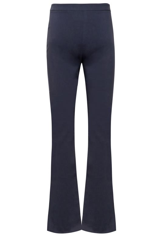 LTS Tall Women's Navy Blue Bi Stretch Bootcut Trousers | Long Tall Sally 4