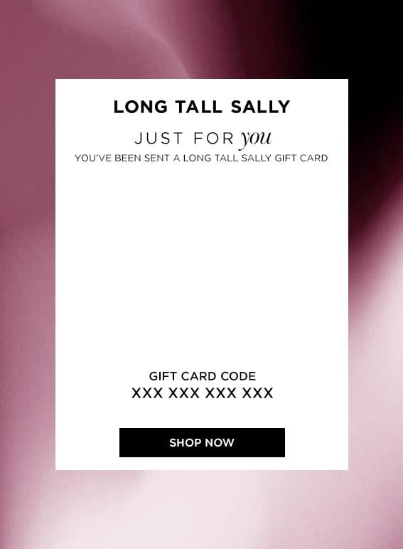 Red £10 - £150 Online Gift Card | Long Tall Sally 1