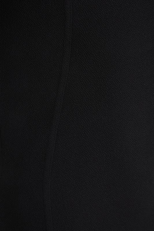 Tall Women's LTS Black Notch Neck Midi Dress | Long Tall Sally 5