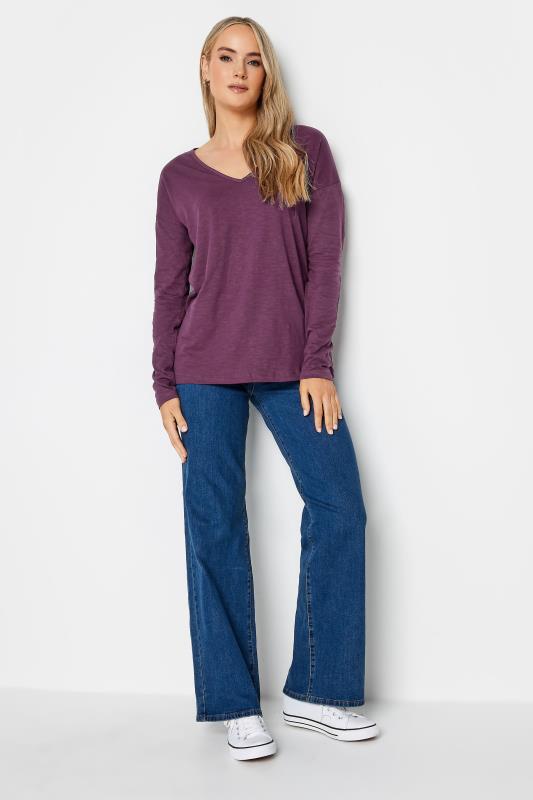 LTS Tall Women's 3 PACK Purple & Blue V-Neck T-Shirts | Long Tall Sally 4