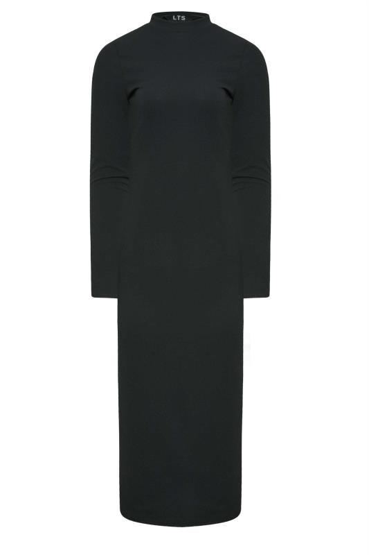 LTS Tall Black Fitted Midi Dress | Long Tall Sally  5